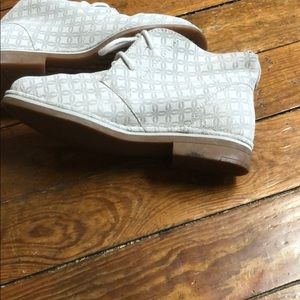 Pattern White Leather Booties!